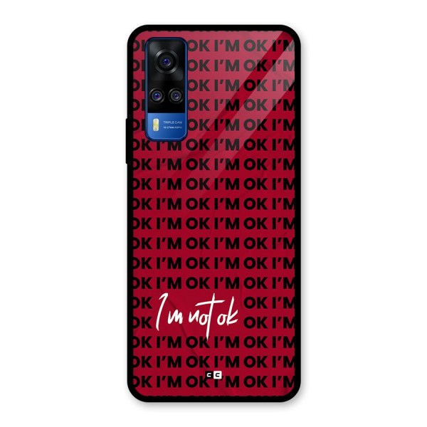 Really Not Ok Glass Back Case for Vivo Y31