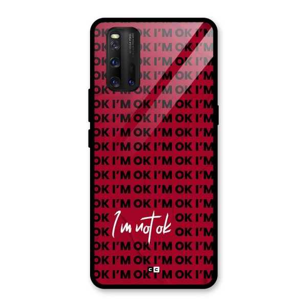 Really Not Ok Glass Back Case for Vivo iQOO 3