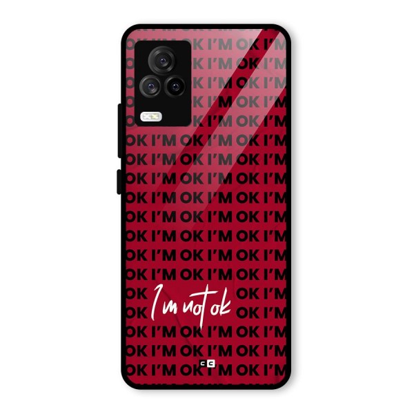 Really Not Ok Glass Back Case for Vivo iQOO 7 Legend 5G