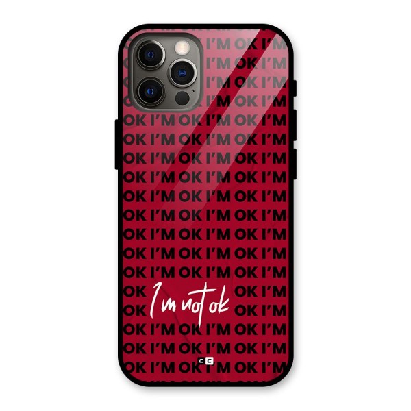 Really Not Ok Glass Back Case for iPhone 12 Pro