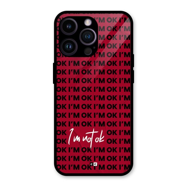 Really Not Ok Glass Back Case for iPhone 14 Pro Max