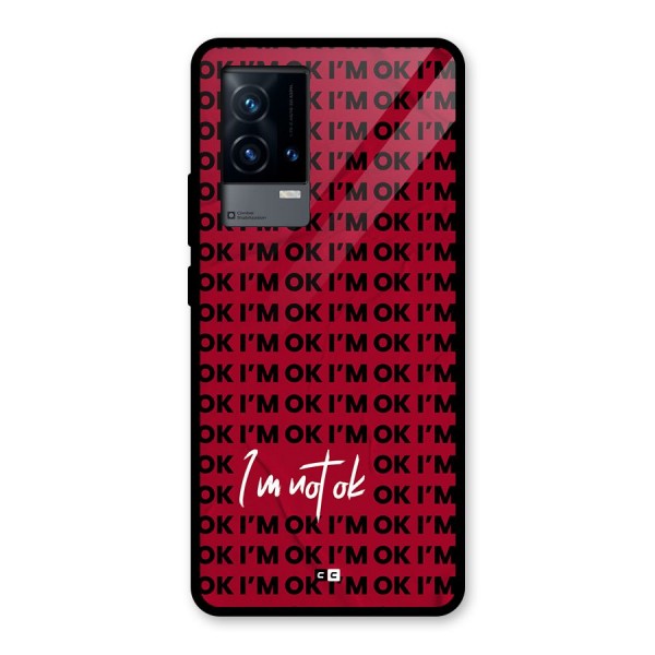 Really Not Ok Glass Back Case for iQOO 9 5G