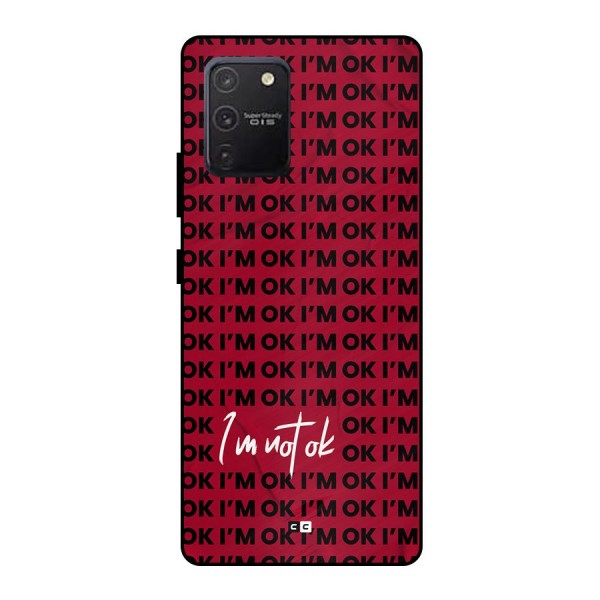 Really Not Ok Metal Back Case for Galaxy S10 Lite
