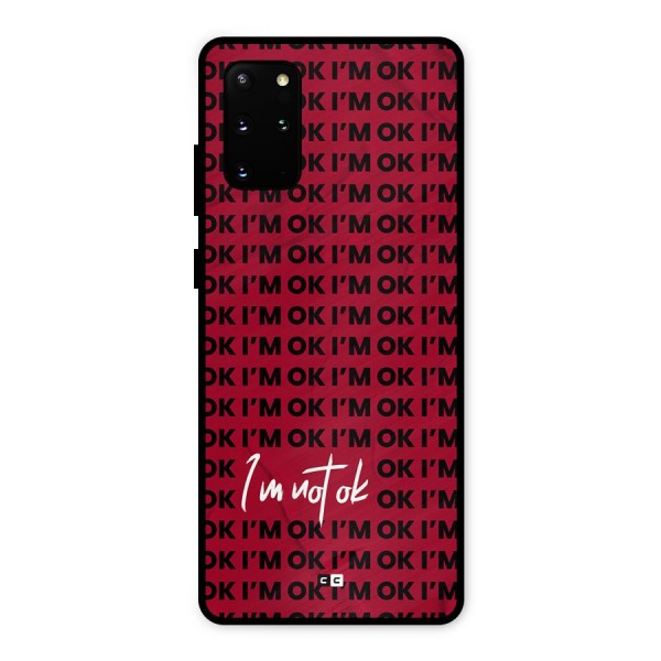 Really Not Ok Metal Back Case for Galaxy S20 Plus