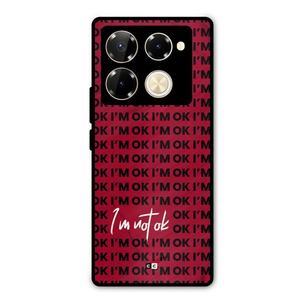 Really Not Ok Metal Back Case for Infinix Note 40 Pro
