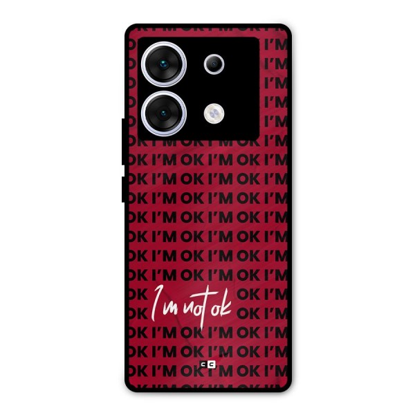 Really Not Ok Metal Back Case for Infinix Zero 30 5G