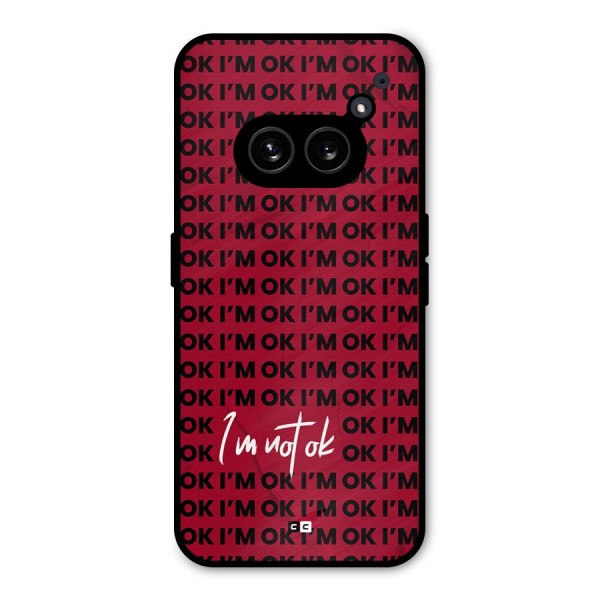 Really Not Ok Metal Back Case for Nothing Phone 2a Plus