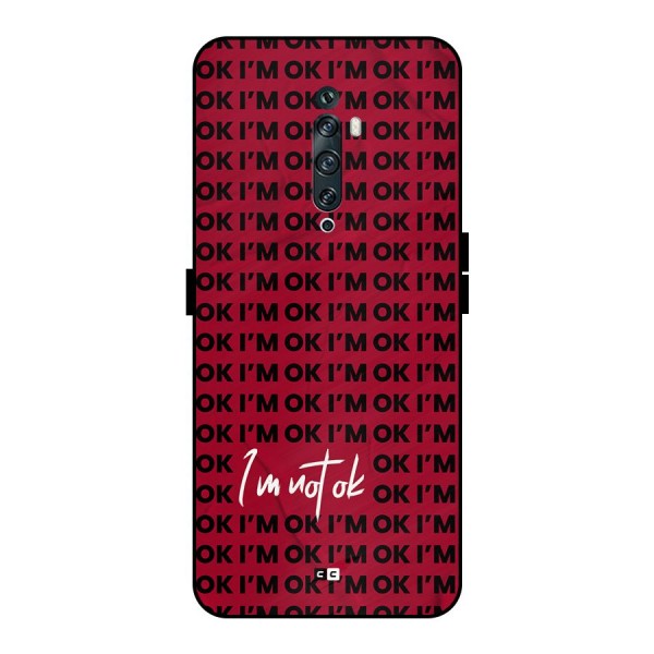 Really Not Ok Metal Back Case for Oppo Reno2 F