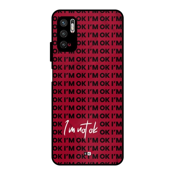 Really Not Ok Metal Back Case for Poco M3 Pro 5G