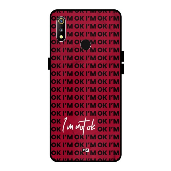 Really Not Ok Metal Back Case for Realme 3