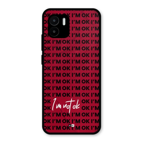 Really Not Ok Metal Back Case for Redmi A1