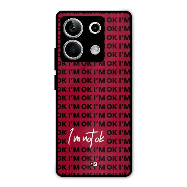 Really Not Ok Metal Back Case for Redmi Note 13 5G
