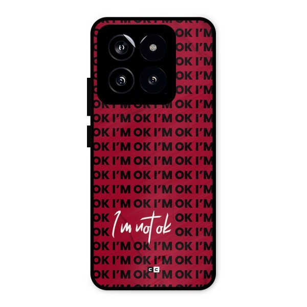 Really Not Ok Metal Back Case for Xiaomi 14