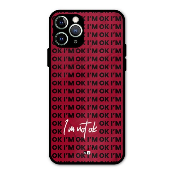 Really Not Ok Metal Back Case for iPhone 11 Pro Max