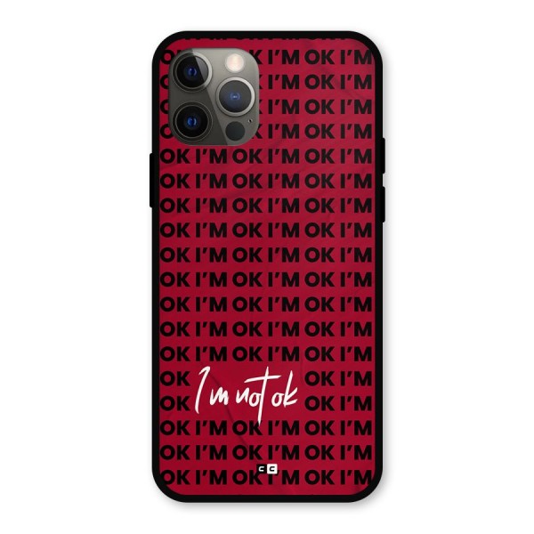 Really Not Ok Metal Back Case for iPhone 12 Pro
