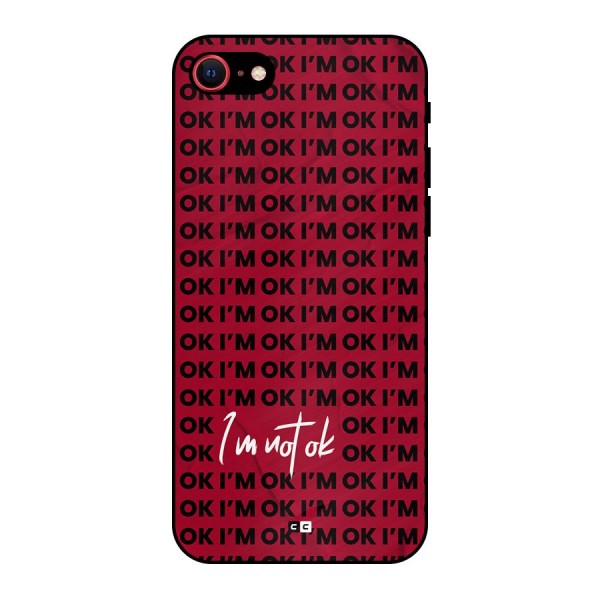 Really Not Ok Metal Back Case for iPhone SE 2022