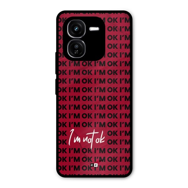 Really Not Ok Metal Back Case for iQOO Z9x