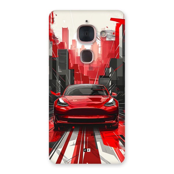 Red And Black Car Back Case for Le Max 2