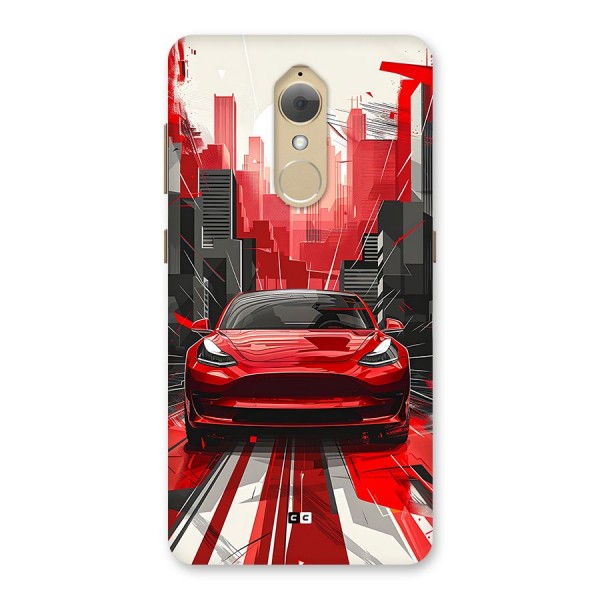 Red And Black Car Back Case for Lenovo K8