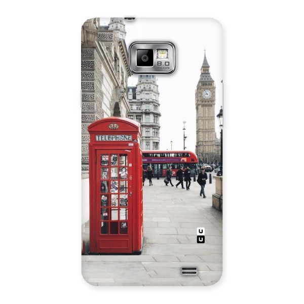 Red City Back Case for Galaxy S2