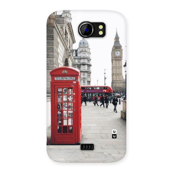 Red City Back Case for Micromax Canvas 2 A110