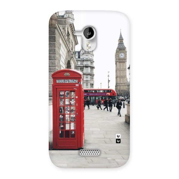 Red City Back Case for Micromax Canvas HD A116