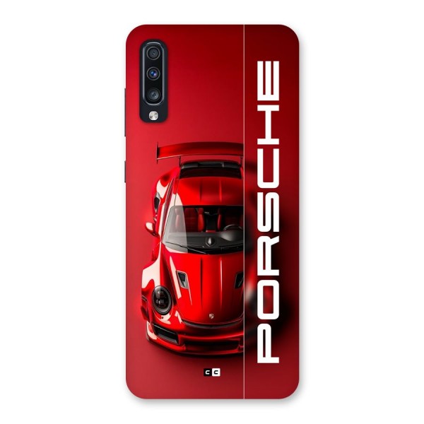 Red Porsche Back Case for Galaxy A70