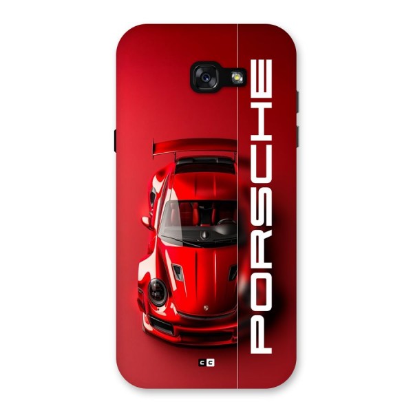 Red Porsche Back Case for Galaxy A7 (2017)