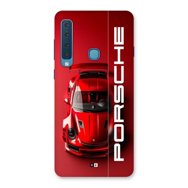 Red Porsche Back Case for Galaxy A9 (2018)