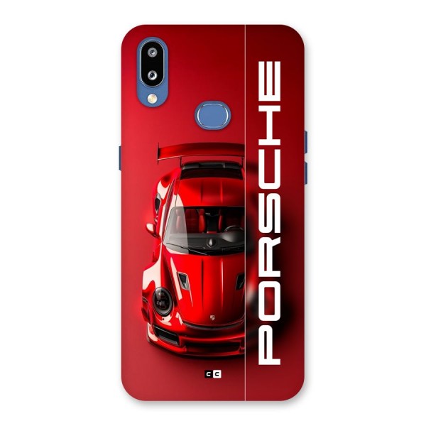 Red Porsche Back Case for Galaxy M01s