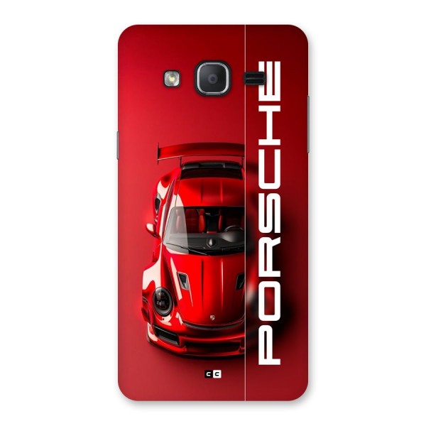 Red Porsche Back Case for Galaxy On7 2015