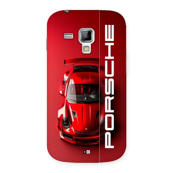 Red Porsche Back Case for Galaxy S Duos