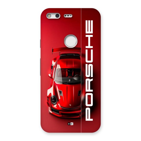 Red Porsche Back Case for Google Pixel XL