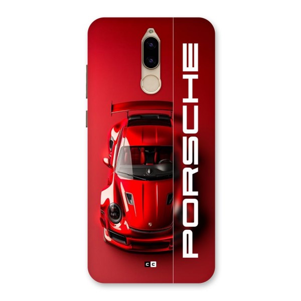 Red Porsche Back Case for Honor 9i