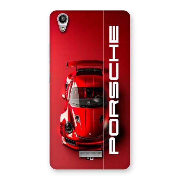 Red Porsche Back Case for Lava Pixel V1