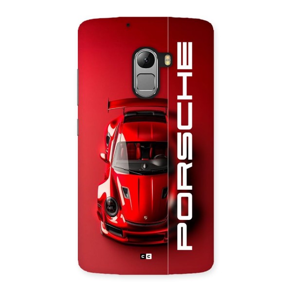 Red Porsche Back Case for Lenovo K4 Note