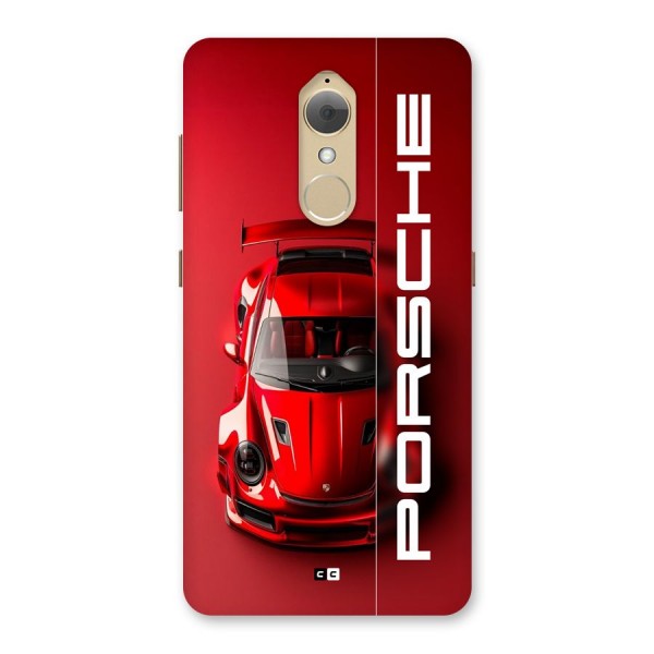 Red Porsche Back Case for Lenovo K8