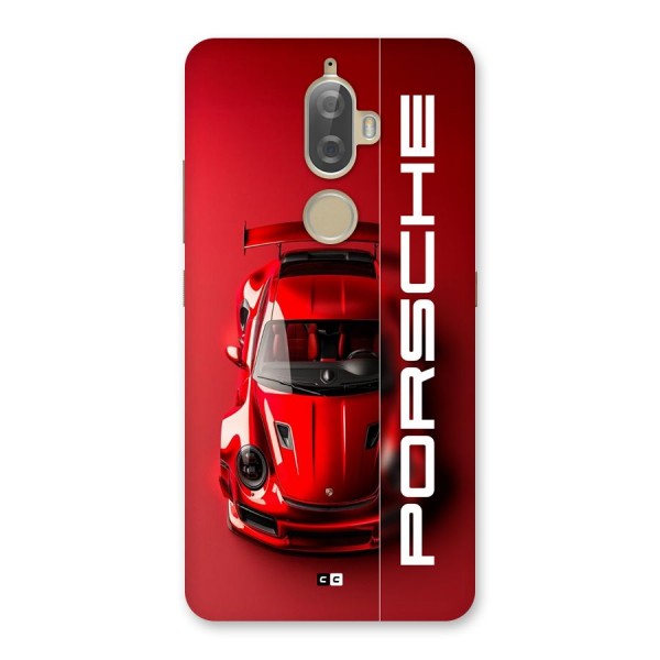 Red Porsche Back Case for Lenovo K8 Plus