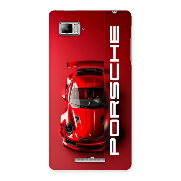 Red Porsche Back Case for Lenovo Vibe Z K910