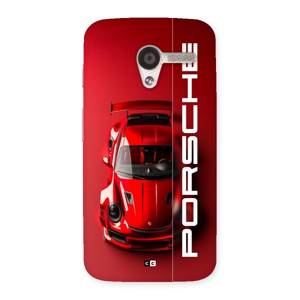 Red Porsche Back Case for Moto X