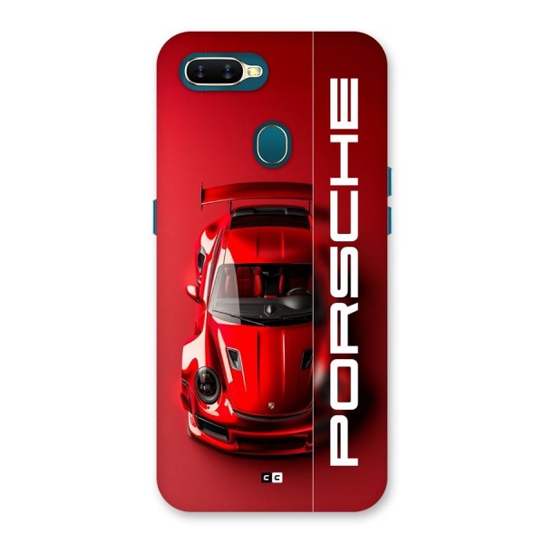 Red Porsche Back Case for Oppo A12s