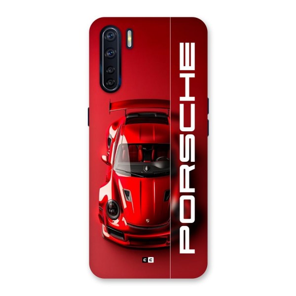 Red Porsche Back Case for Oppo F15