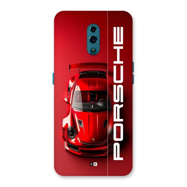 Red Porsche Back Case for Oppo Reno