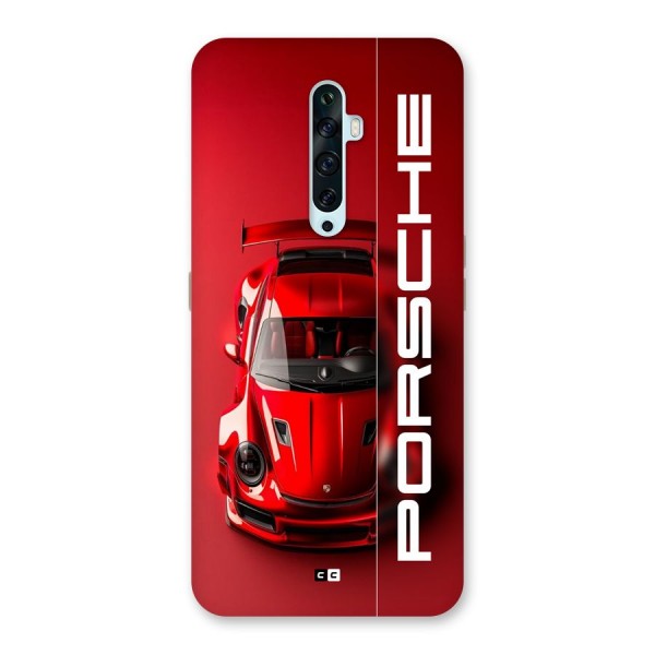Red Porsche Back Case for Oppo Reno2 F