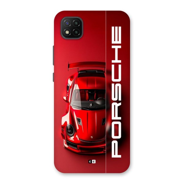 Red Porsche Back Case for Poco C3