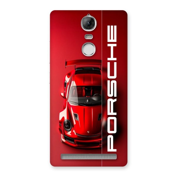 Red Porsche Back Case for Vibe K5 Note