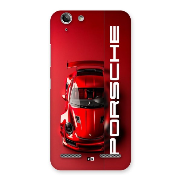 Red Porsche Back Case for Vibe K5 Plus