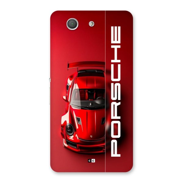 Red Porsche Back Case for Xperia Z3 Compact