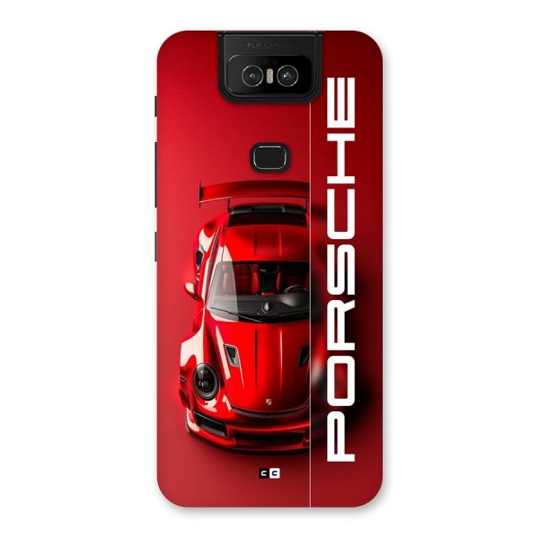 Red Porsche Back Case for Zenfone 6z