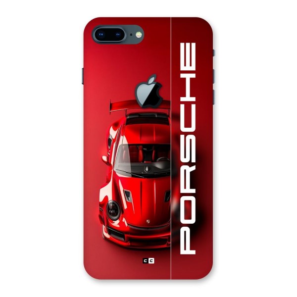 Red Porsche Back Case for iPhone 7 Plus Apple Cut